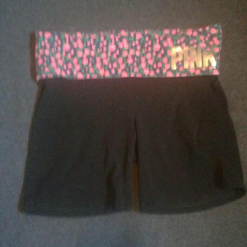 Pink vs yoga shorts